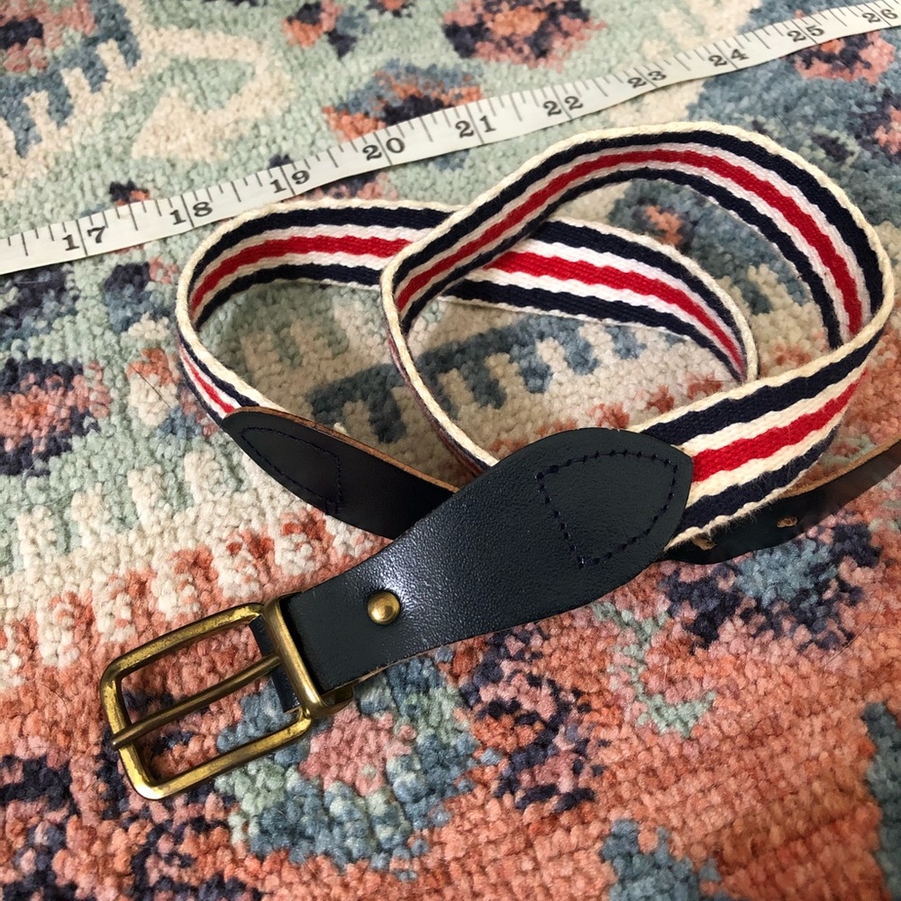 Nautical thin waist belt